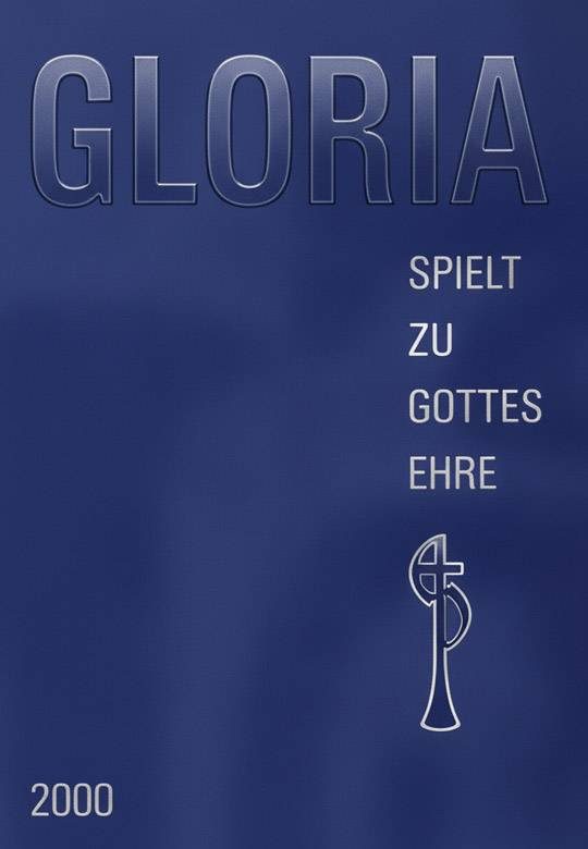 Titelbild des Gloria 2000, in dunkelblau